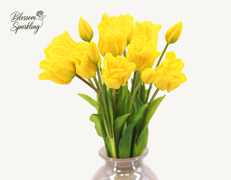 Artificial Double Tulip Bouquet